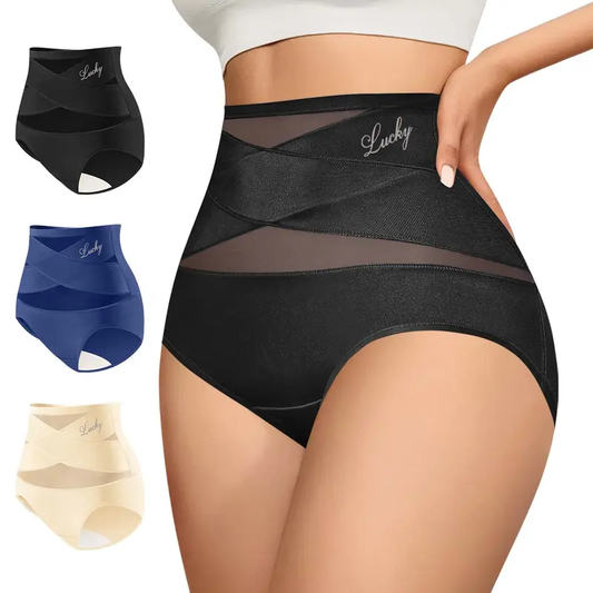 3PCS High-Waist Tummy Control Seamless Shaping Lucky Panties